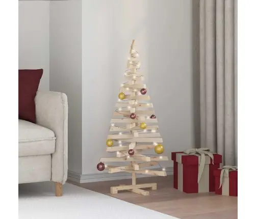 Ziemassvētku Koki Ar Statīvu Dabiska 120 Cm Priedes Masīvkoks Vidaxl