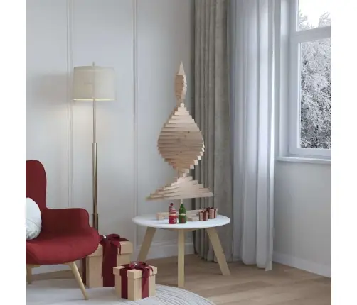 Ziemassvētku Koki Ar Statīvu Dabiska 120 Cm Priedes Masīvkoks Vidaxl