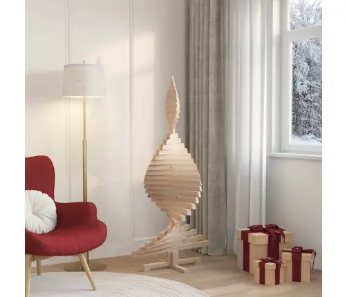 Ziemassvētku Koki Ar Statīvu Dabiska 150 Cm Priedes Masīvkoks Vidaxl