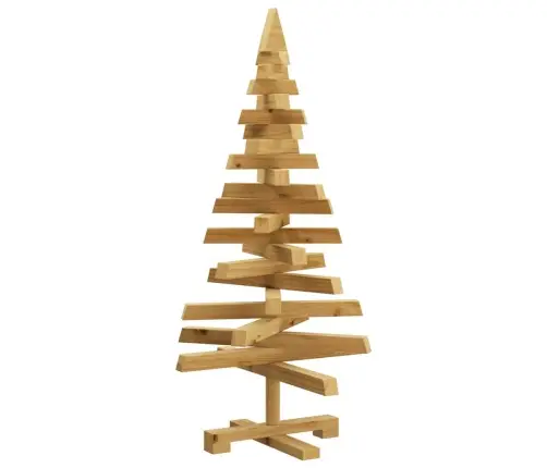 Ziemassvētku Koki Ar Statīvu Brūna 90 Cm Priedes Masīvkoks Vidaxl