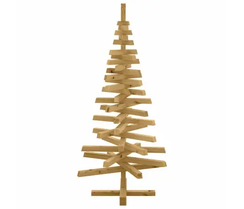 Ziemassvētku Koki Ar Statīvu Brūna 120 Cm Priedes Masīvkoks Vidaxl