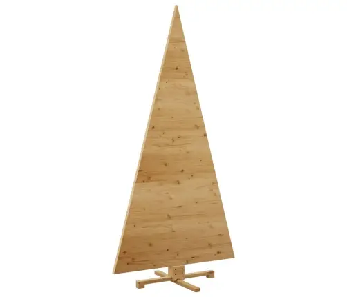 Ziemassvētku Koki Ar Statīvu Brūna 210 Cm Priedes Masīvkoks Vidaxl