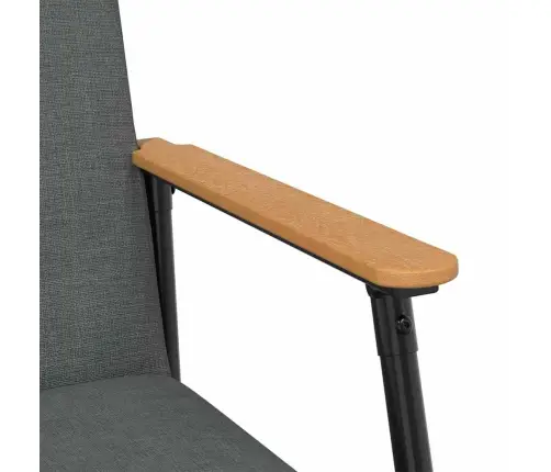 Atpūtas Krēsls Tumši Pelēks 59 X 75 X 78 Cm Audums Vidaxl