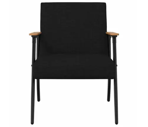 Atpūtas Krēsls Melna 59 X 75 X 78 Cm Audums Vidaxl