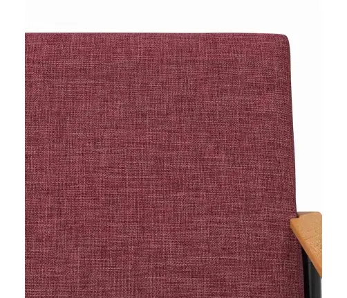 Atpūtas Krēsls Vīna Sarkans 59 X 75 X 78 Cm Audums Vidaxl