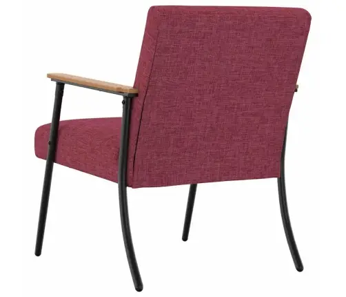 Atpūtas Krēsls Vīna Sarkans 59 X 75 X 78 Cm Audums Vidaxl