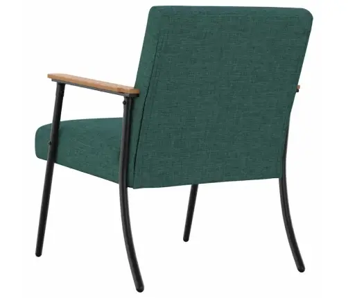 Krėslas Tamsiai Žalia 59 X 75 X 78 Cm Audinys