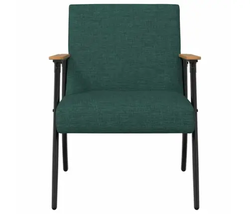 Krėslas Tamsiai Žalia 59 X 75 X 78 Cm Audinys