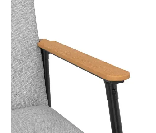 Atpūtas Krēsls Mākoņu Pelēka 59 X 75 X 78 Cm Audums Vidaxl