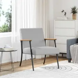 Atpūtas Krēsls Mākoņu Pelēka 59 X 75 X 78 Cm Audums Vidaxl