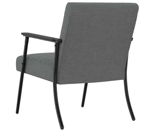 Atpūtas Krēsls Tumši Pelēks 59 X 75 X 78 Cm Audums Vidaxl