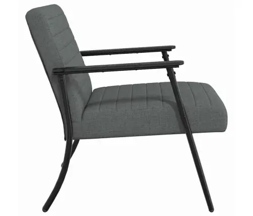 Atpūtas Krēsls Tumši Pelēks 59 X 75 X 78 Cm Audums Vidaxl