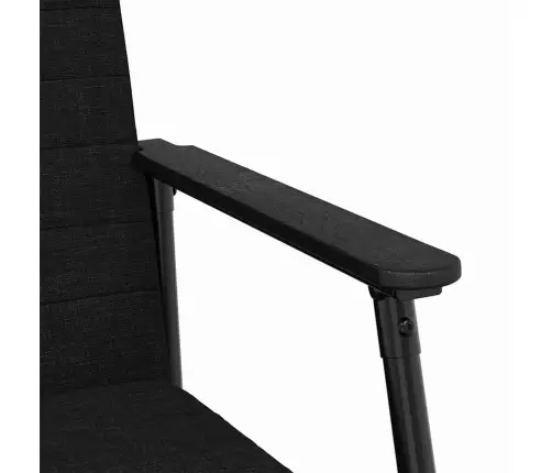 Atpūtas Krēsls Melna 59 X 75 X 78 Cm Audums Vidaxl
