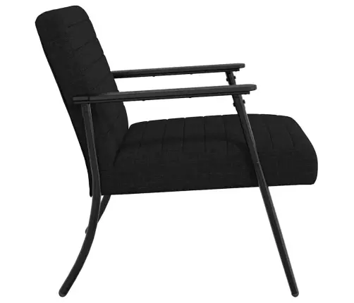 Atpūtas Krēsls Melna 59 X 75 X 78 Cm Audums Vidaxl