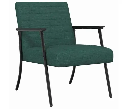 Atpūtas Krēsls Tumši Zaļš 59 X 75 X 78 Cm Audums Vidaxl