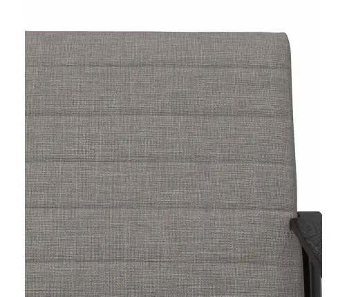 Atpūtas Krēsls Pelēkbrūna 59 X 75 X 78 Cm Audums Vidaxl