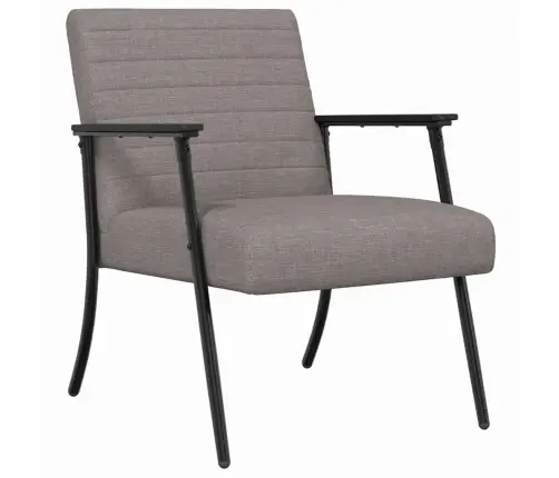 Atpūtas Krēsls Pelēkbrūna 59 X 75 X 78 Cm Audums Vidaxl