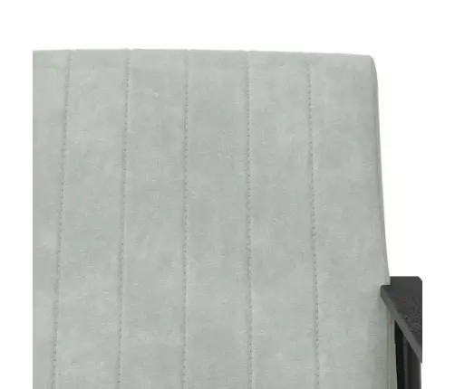 Atpūtas Krēsls Gaiši Pelēks 59 X 75 X 78 Cm Samts Vidaxl