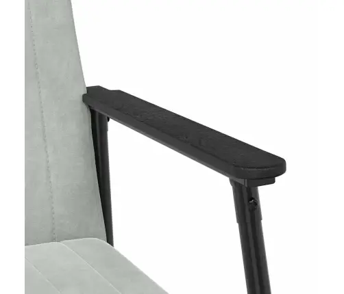 Atpūtas Krēsls Gaiši Pelēks 59 X 75 X 78 Cm Samts Vidaxl