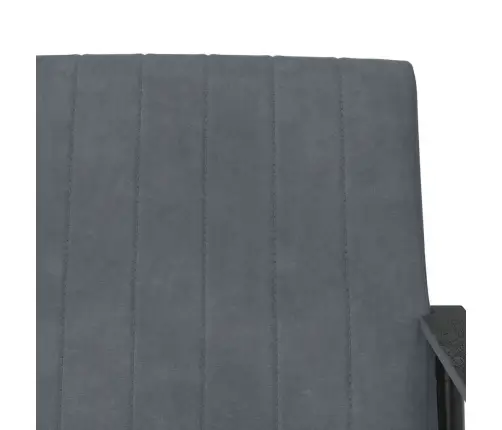 Atpūtas Krēsls Tumši Pelēks 59 X 75 X 78 Cm Samts Vidaxl