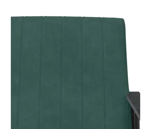 Atpūtas Krēsls Tumši Zaļš 59 X 75 X 78 Cm Samts Vidaxl