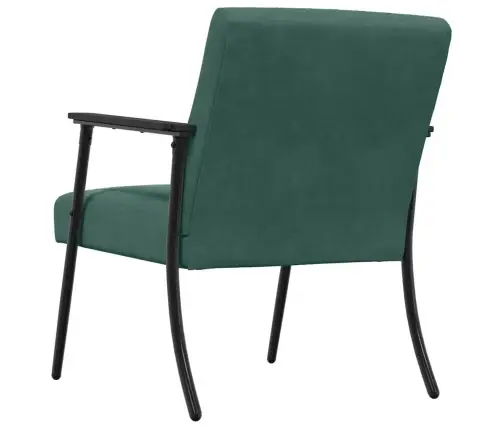Atpūtas Krēsls Tumši Zaļš 59 X 75 X 78 Cm Samts Vidaxl