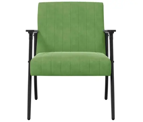 Atpūtas Krēsls Gaiši Zaļa 59 X 75 X 78 Cm Samts Vidaxl