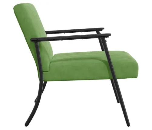 Atpūtas Krēsls Gaiši Zaļa 59 X 75 X 78 Cm Samts Vidaxl