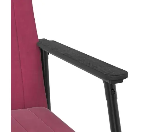 Atpūtas Krēsls Vīna Sarkans 59 X 75 X 78 Cm Samts Vidaxl