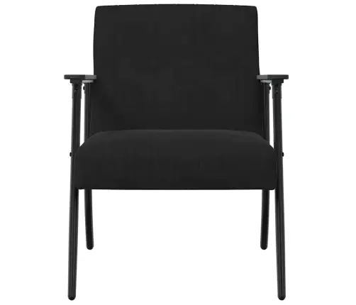 Krėslas Juoda 59 X 75 X 78 Cm Aksomas