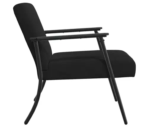 Krėslas Juoda 59 X 75 X 78 Cm Aksomas