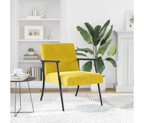 Tugitool Kollane 59 X 75 X 78 Cm Samet