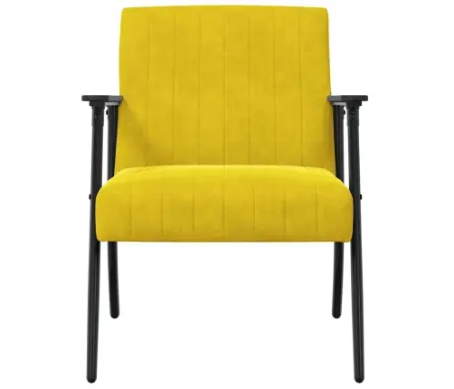 Tugitool Kollane 59 X 75 X 78 Cm Samet