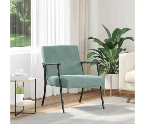 Krėslas Jūrinė Žalia 59 X 75 X 78 Cm Aksomas