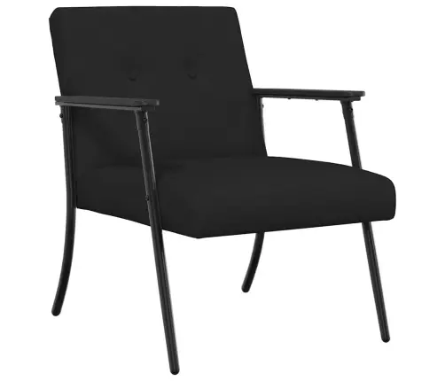 Krėslas Juoda 59 X 75 X 78 Cm Audinys