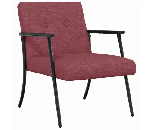 Krėslas Vyno Raudona 59 X 75 X 78 Cm Audinys