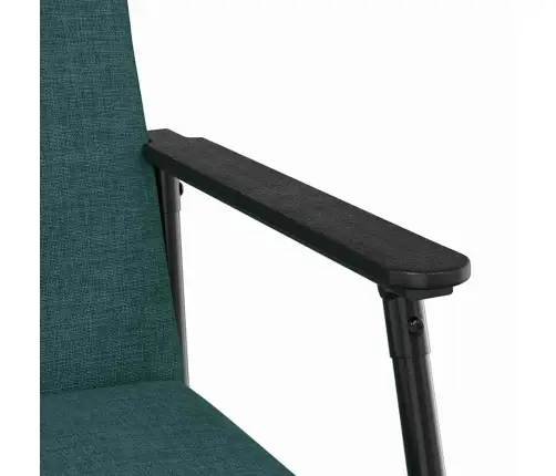 Krėslas Tamsiai Žalia 59 X 75 X 78 Cm Audinys