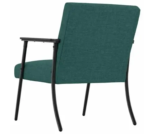 Krėslas Tamsiai Žalia 59 X 75 X 78 Cm Audinys