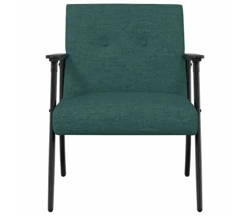 Krėslas Tamsiai Žalia 59 X 75 X 78 Cm Audinys