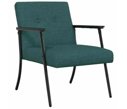 Krėslas Tamsiai Žalia 59 X 75 X 78 Cm Audinys