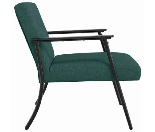 Krėslas Tamsiai Žalia 59 X 75 X 78 Cm Audinys