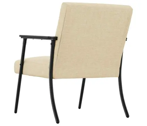 Atpūtas Krēsls Krēmkrāsa 59 X 75 X 78 Cm Audums Vidaxl