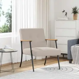 Krėslas Šviesiai Pilka 59 X 75 X 78 Cm