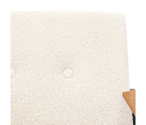 Atpūtas Krēsls Krēmkrāsa 59 X 75 X 78 Cm Vidaxl