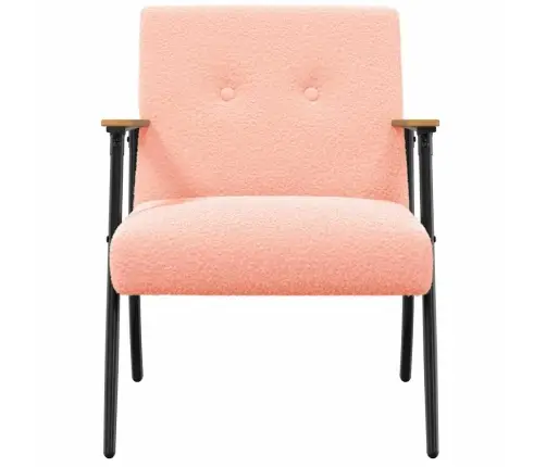 Atpūtas Krēsls Rozā 59 X 75 X 78 Cm Vidaxl