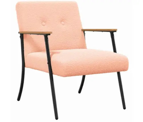 Atpūtas Krēsls Rozā 59 X 75 X 78 Cm Vidaxl