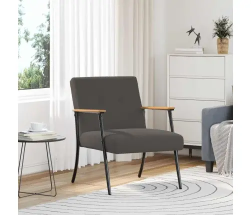 Atpūtas Krēsls Tumši Pelēks 59 X 75 X 78 Cm Vidaxl