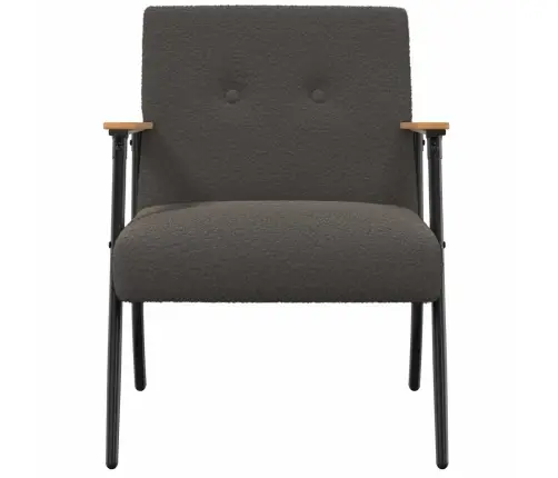 Atpūtas Krēsls Tumši Pelēks 59 X 75 X 78 Cm Vidaxl