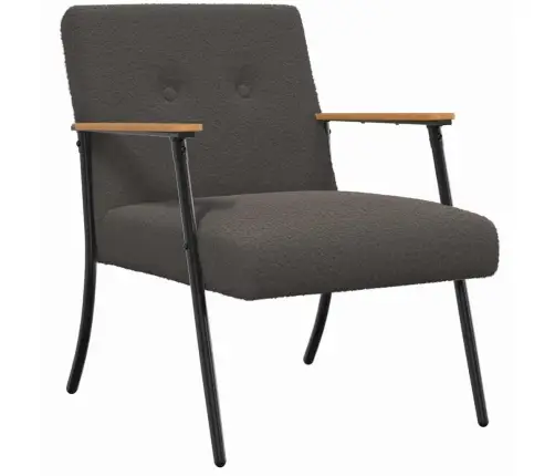 Atpūtas Krēsls Tumši Pelēks 59 X 75 X 78 Cm Vidaxl