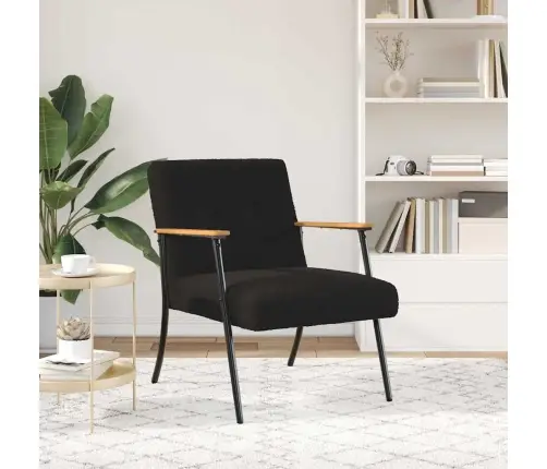 Atpūtas Krēsls Melna 59 X 75 X 78 Cm Vidaxl